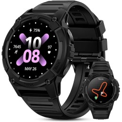 Kospet Rugged Smartwatch GPS Silicone Black - TANK S2 - Rugged Smartwatch GPS Silicone Black