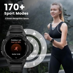 Kospet Rugged Smartwatch GPS Silicone Black - TANK S2 - Rugged Smartwatch GPS Silicone Black