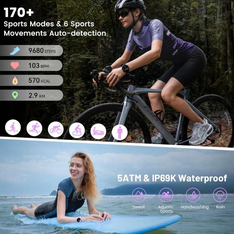 Kospet Rugged Smartwatch GPS Silicone Black - TANK S2 - Rugged Smartwatch GPS Silicone Black