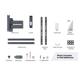 Vogels Turn TV Wall Mount - TVM3443 - 32-65'' Black — Buy in Cyprus with Fast Delivery