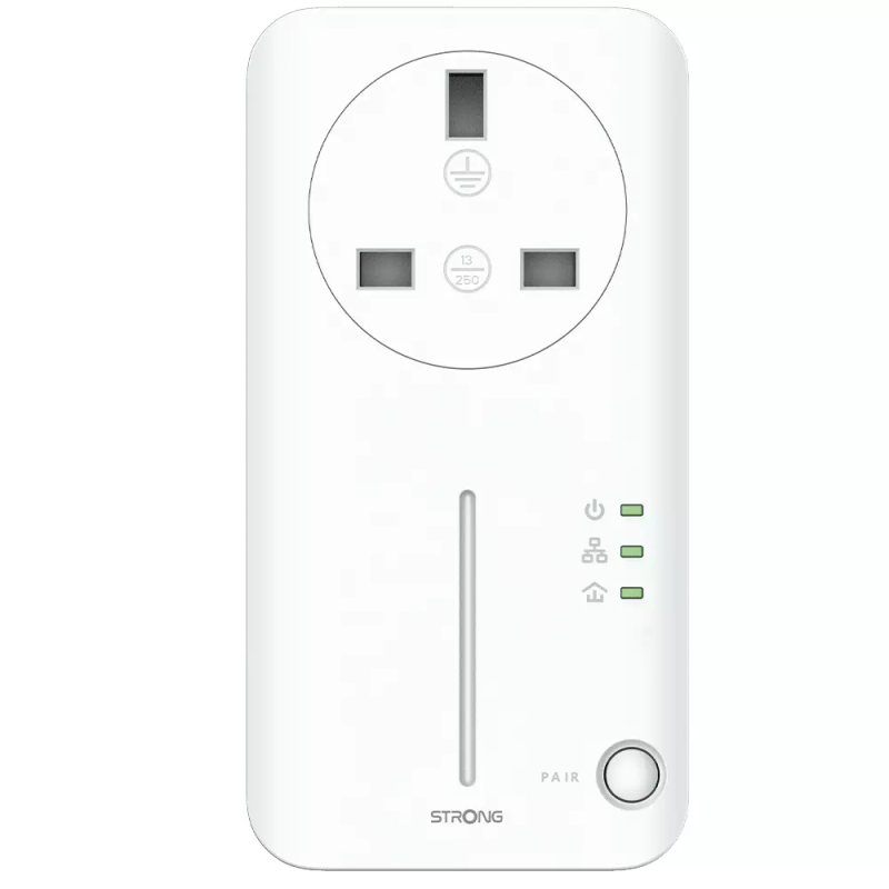 Strong Powerline Kit - POWERLWF600DUOUKV2 - AV600 Passthrough 600Mbps Wi-Fi 300Mbps UK — Buy in Cyprus with Fast Delivery