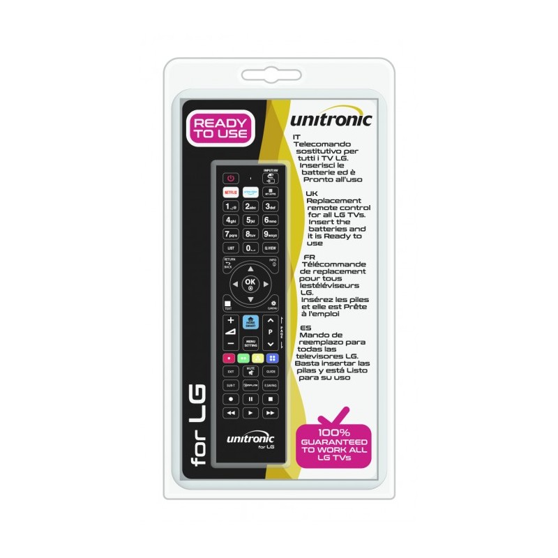 Unitronic TV Replacement Remote Control - LG — Buy in Cyprus with Fast Delivery