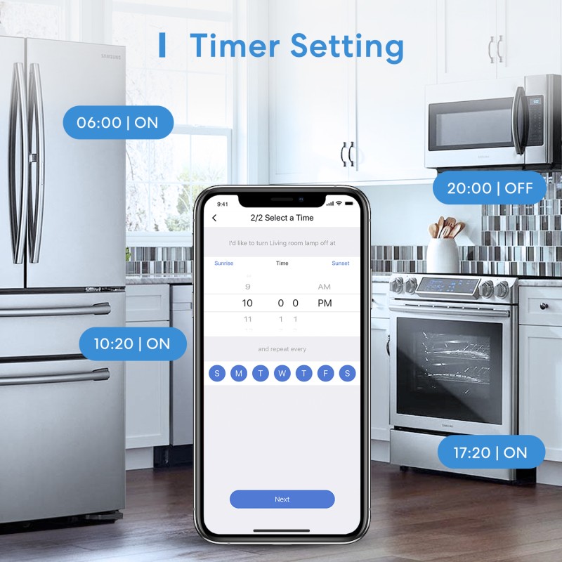 Meross HomeKit Smart Wi-Fi Switch - MSS710HK-UN - 10A — Buy in Cyprus with Fast Delivery