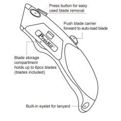 Proskit Knife - DK-2112 - Automatic Loading — Buy in Cyprus with Fast Delivery