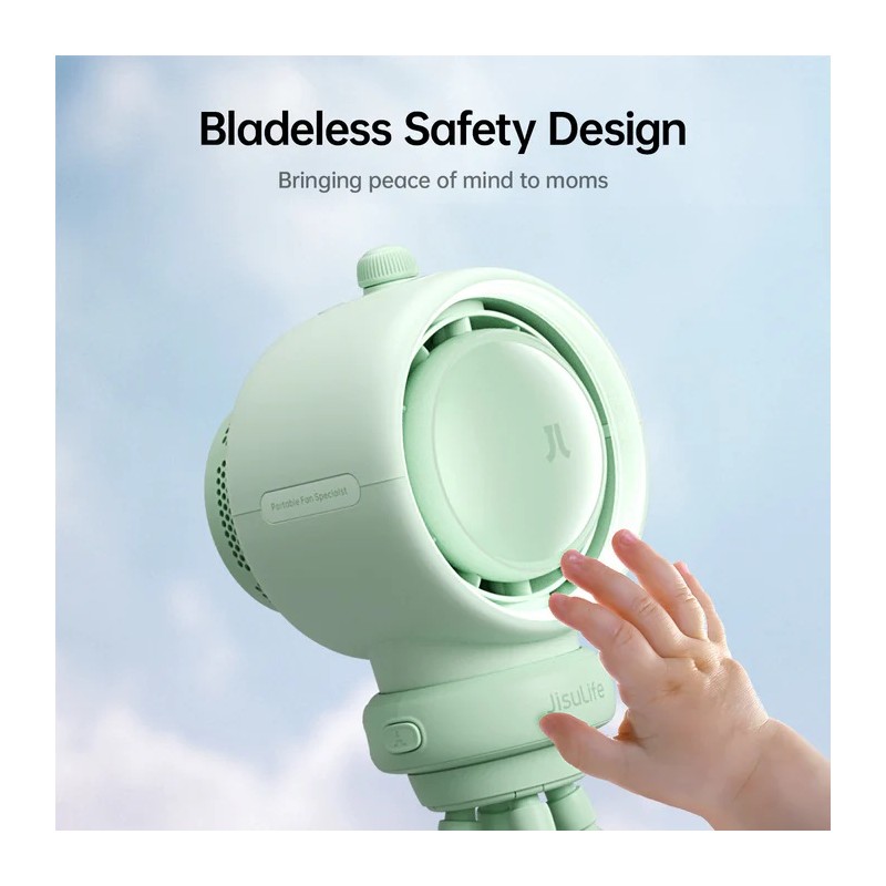 Jisulife Stroller Fan - Life2S - Brown — Buy in Cyprus with Fast Delivery