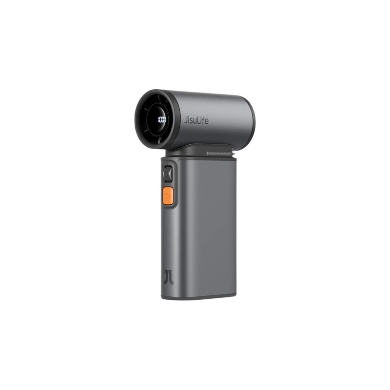 Jisulife Portable Personal Fan - ULTRA 1 - Aluminium Housing, Square & Round Nozzles Included, 75000 RPM, 1-100 Wind