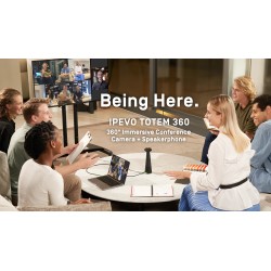 IPEVO Immersive Conference Camera & Speakerphone - TOTEM 360 - Immersive Conference Camera & Speakerphone