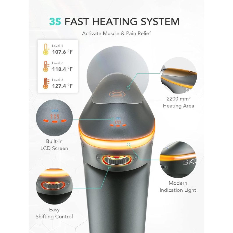 SKG Body Gun Massager - F7-E - for Athletes — Buy in Cyprus with Fast Delivery