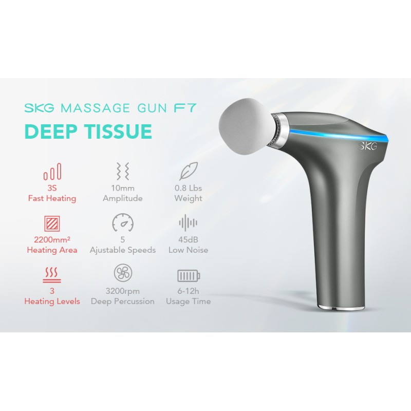SKG Body Gun Massager - F7-E - for Athletes — Buy in Cyprus with Fast Delivery