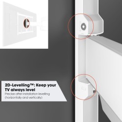 Vogels ELITE TV Wall Mount - TVM5645-W - 60x40 Turn up to 45kg White (replaces THIN545) — Buy in Cyprus with Fast Delivery