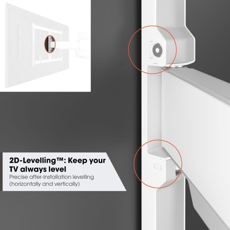 Vogels ELITE TV Wall Mount - TVM5645-W - 60x40 Turn up to 45kg White (replaces THIN545) — Buy in Cyprus with Fast Delivery