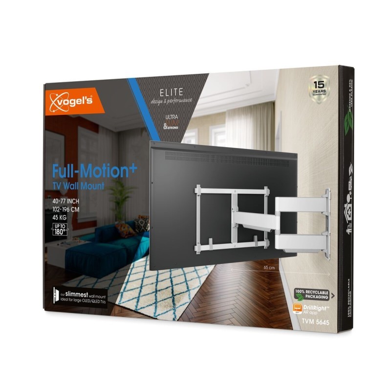 Vogels ELITE TV Wall Mount - TVM5645-W - 60x40 Turn up to 45kg White (replaces THIN545) — Buy in Cyprus with Fast Delivery