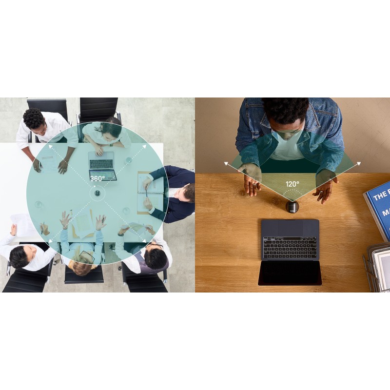 IPEVO VOCAL AI Wireless Portable Conferencing Speakerphone - Cascadable 6m Voice Pickup — Buy in Cyprus with Fast Delivery