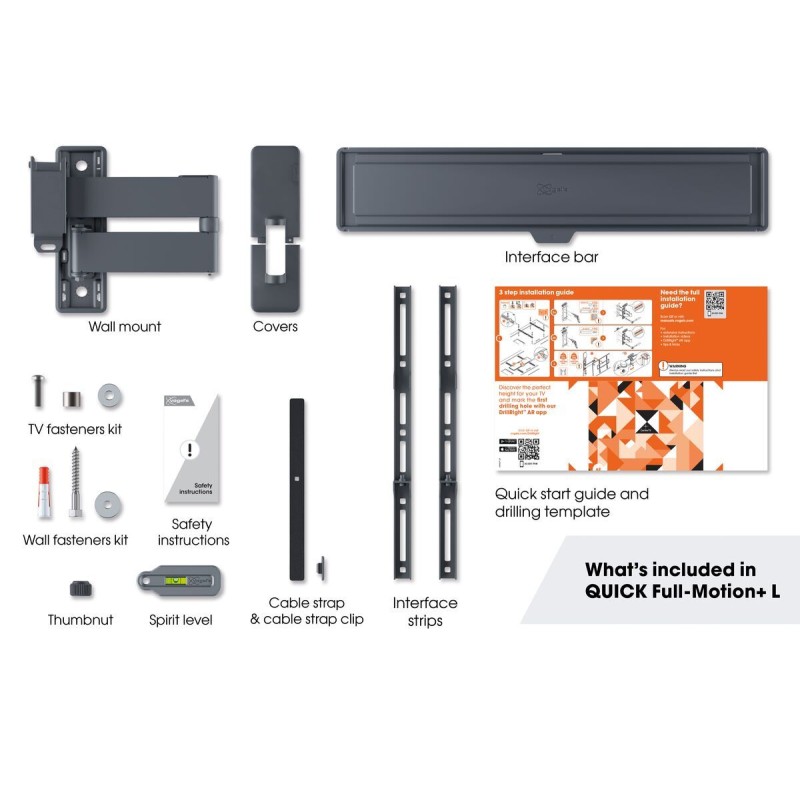 Vogels TV Wall Mount - TVM1643 - Turn 40-77'' Black — Buy in Cyprus with Fast Delivery