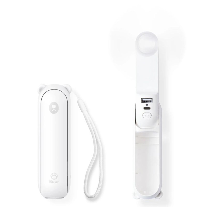 Jisulife Portable Personal Fan - F8X Plus - White — Buy in Cyprus with Fast Delivery