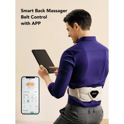 SKG Waist Massager - W9 Pro - Hot Compress-TENS-Vibration-Moxib & APP — Buy in Cyprus with Fast Delivery