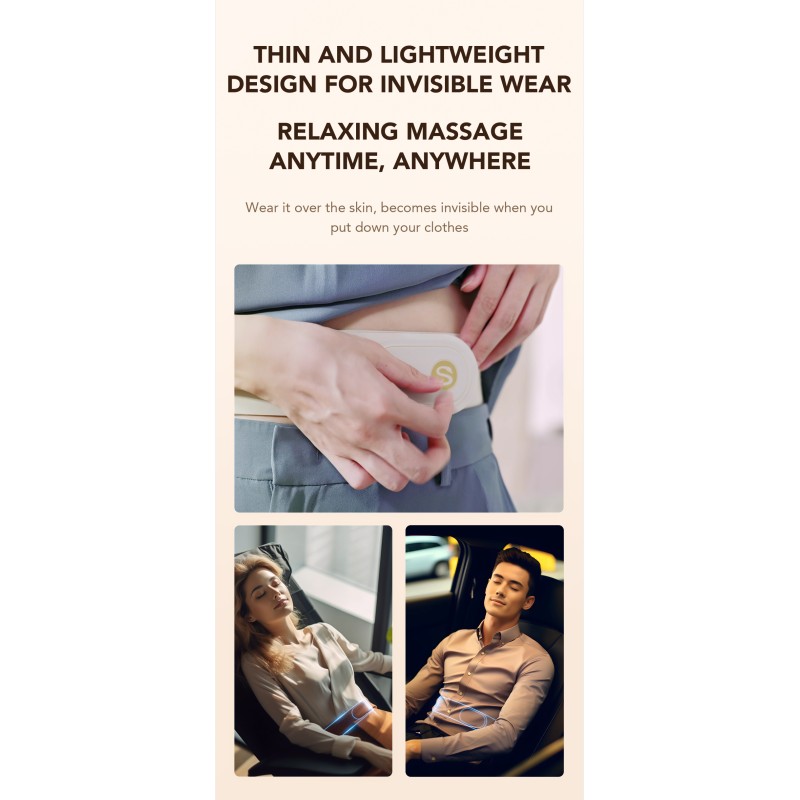 SKG Waist Massager - W7 Pro - Hot Compress-TENS — Buy in Cyprus with Fast Delivery