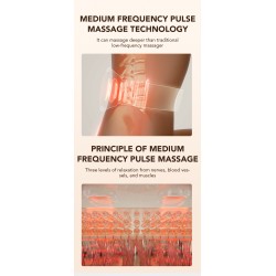 SKG Waist Massager - W7 Pro - Hot Compress-TENS — Buy in Cyprus with Fast Delivery