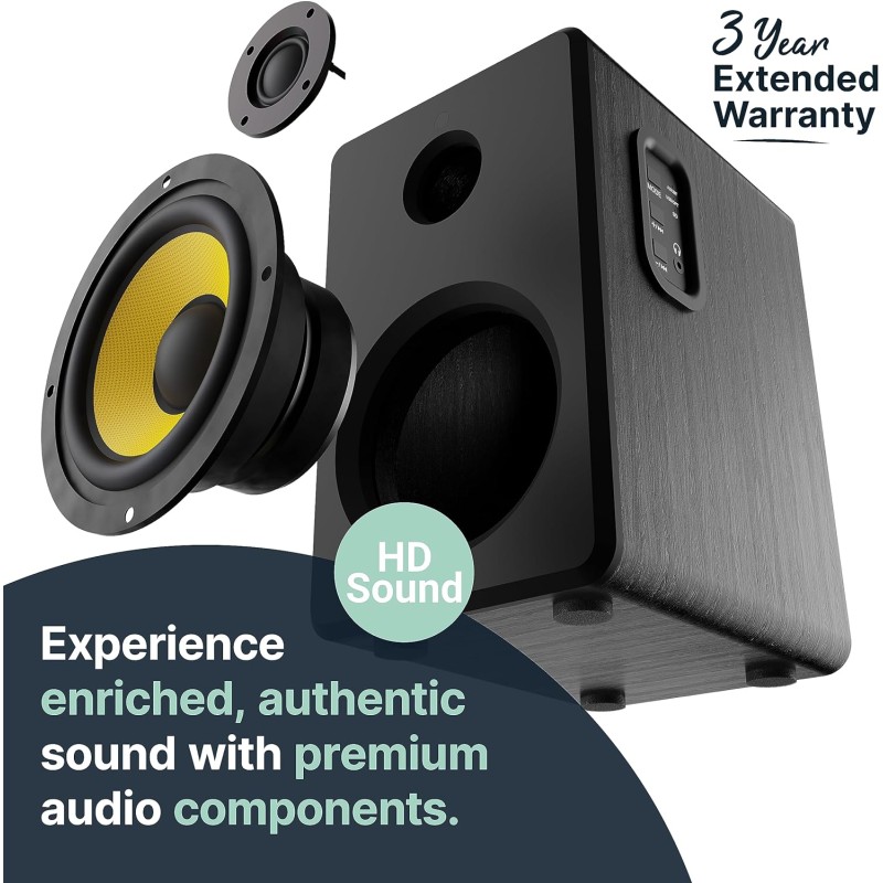Majority Active Speakers - D40X - Active Speakers 70W 4'' BT USB SD (pair) — Buy in Cyprus with Fast Delivery