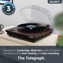 Majority MOTO Turntable - Audio-Technica Cartridge - Digital Record, Cut & BT — Buy in Cyprus with Fast Delivery