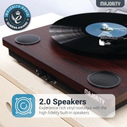 Majority MOTO Turntable - Audio-Technica Cartridge - Digital Record, Cut & BT — Buy in Cyprus with Fast Delivery