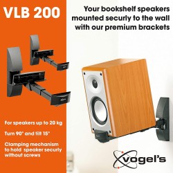 Vogels Loudspeaker Wall Supports - VLB200 - Set of 2 — Buy in Cyprus with Fast Delivery