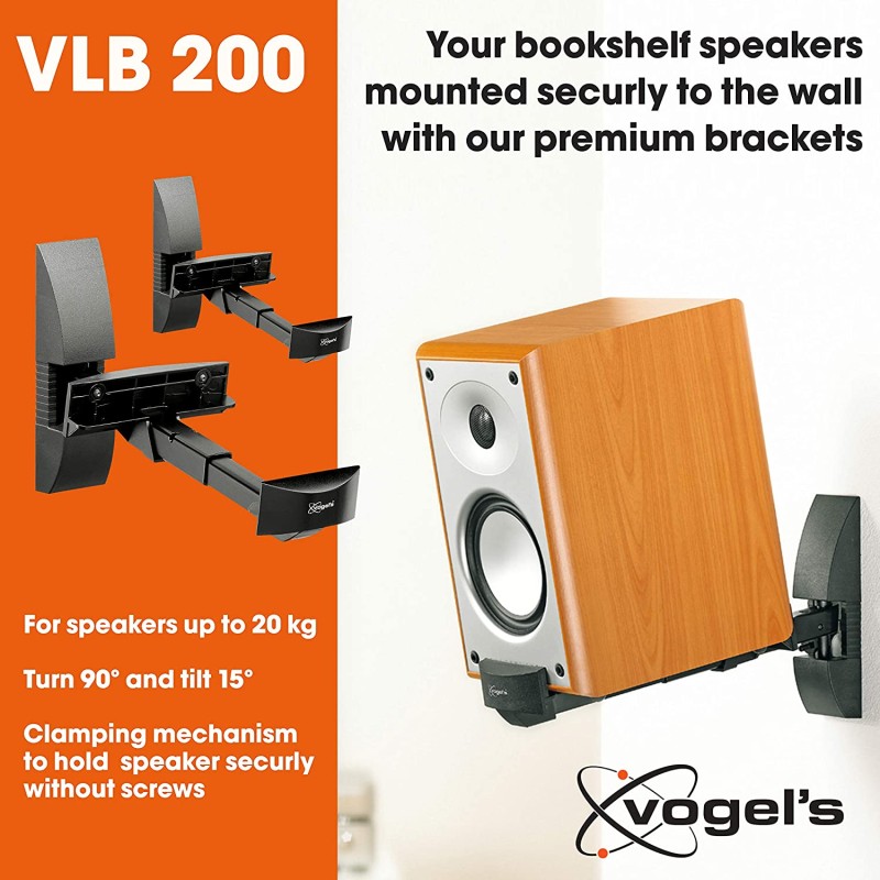 Vogels Loudspeaker Wall Supports - VLB200 - Set of 2 — Buy in Cyprus with Fast Delivery