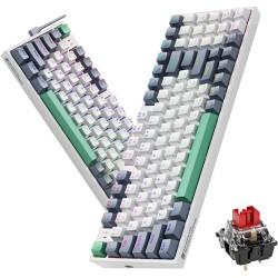 Machenike Keyboard - K500-B94 - White Mechanical Gaming Keyboard 94 Red Switch Keys — Buy in Cyprus with Fast Delivery