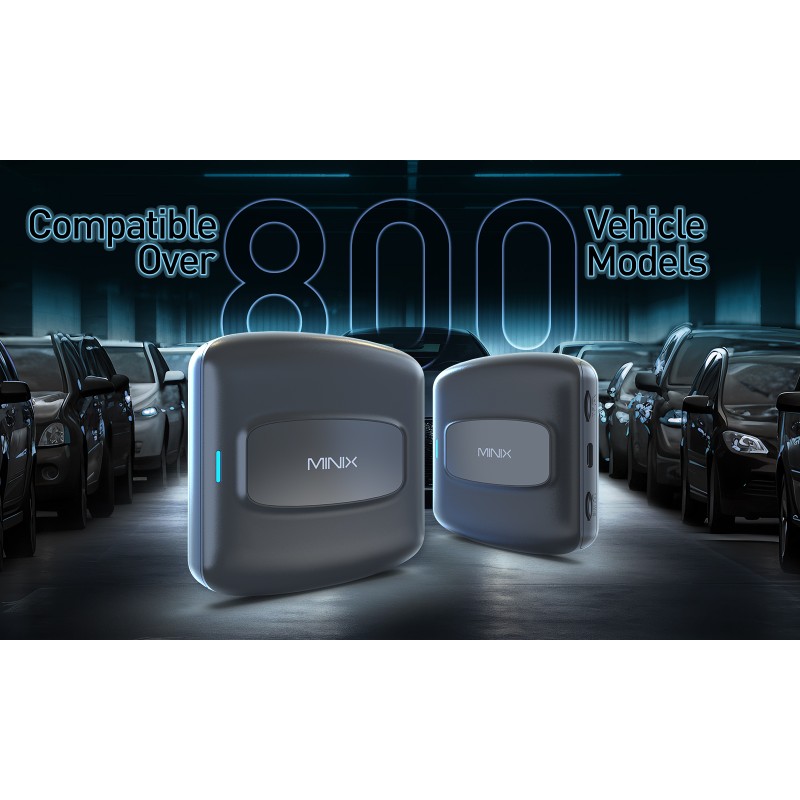 MINIX Car Android Media Hub - CA480 - 8GB 128GB SD SIM CarPlay Android Auto — Buy in Cyprus with Fast Delivery