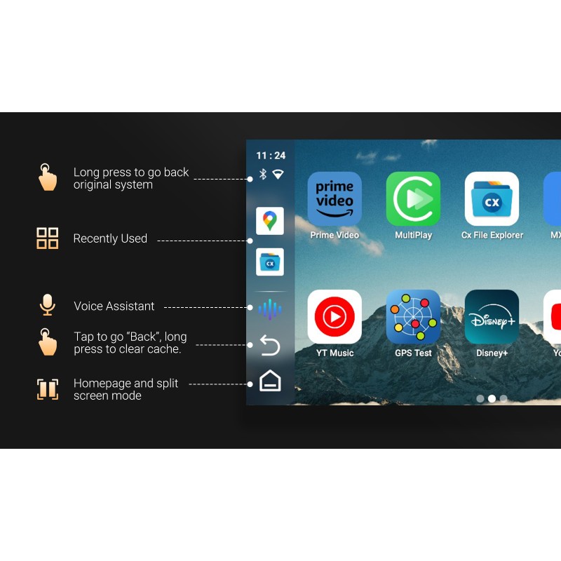 MINIX Car Android Media Hub - CA480 - 8GB 128GB SD SIM CarPlay Android Auto — Buy in Cyprus with Fast Delivery