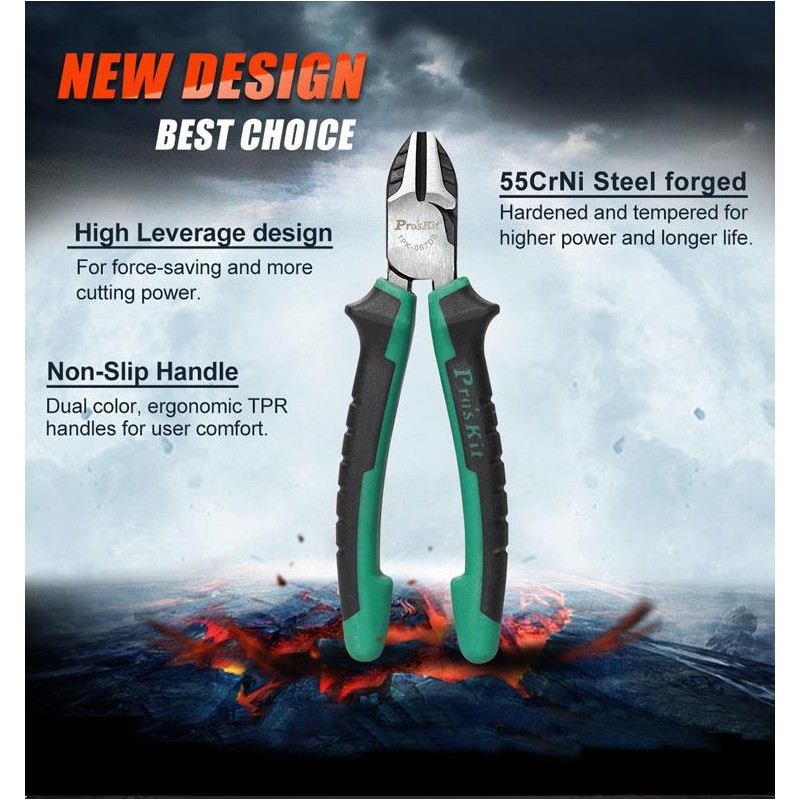 Proskit Robust Diagonal Cutter - 1PK-067DS - Robust Diagonal Cutter — Buy in Cyprus with Fast Delivery