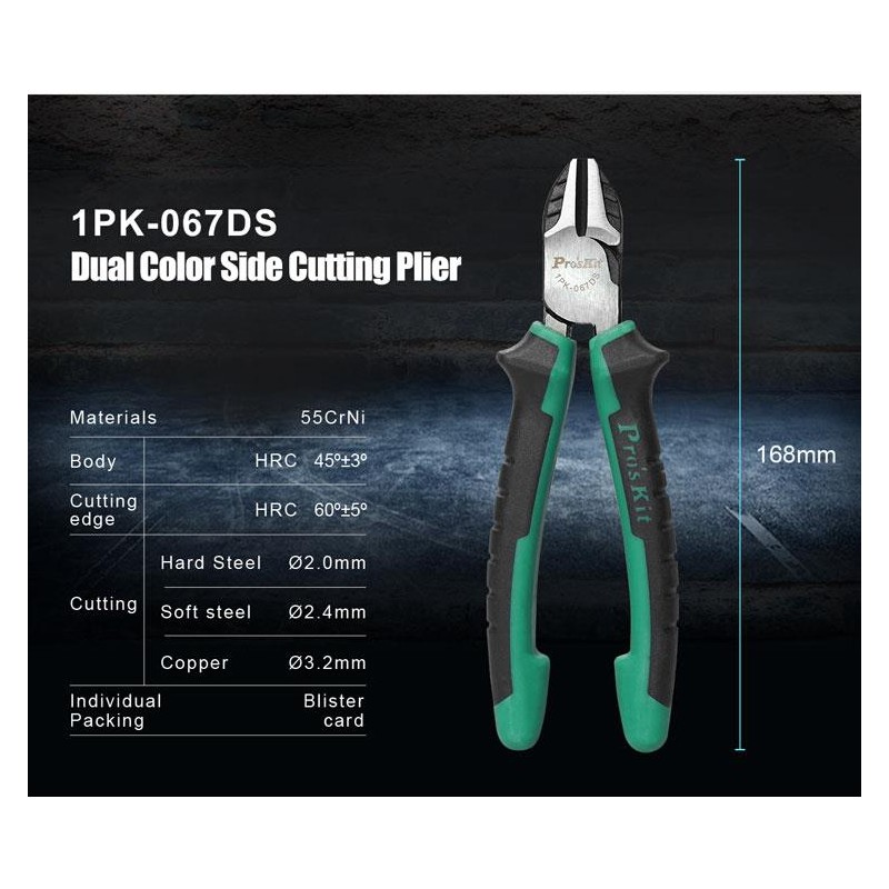 Proskit Robust Diagonal Cutter - 1PK-067DS - Robust Diagonal Cutter — Buy in Cyprus with Fast Delivery