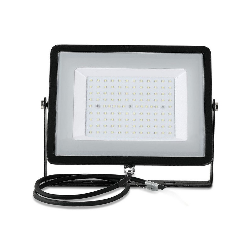 V-TAC LED Floodlight - 21414 - 100W CW 6500K IP65 Black — Buy in Cyprus with Fast Delivery