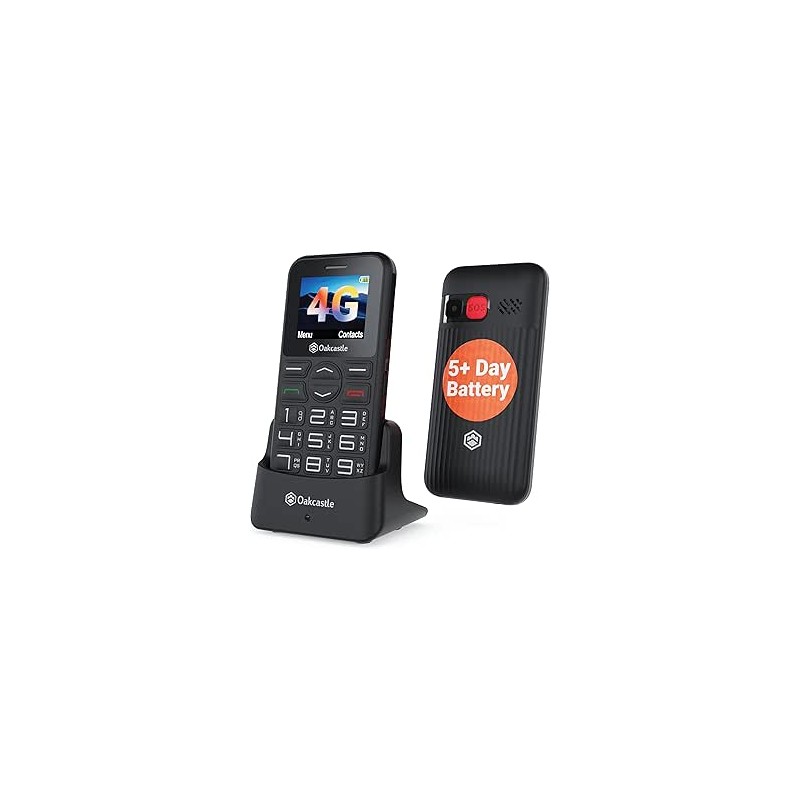 Majority Mobile Feature Phone Seniors - Oakcastle F300 - 4G SOS Camera — Buy in Cyprus with Fast Delivery