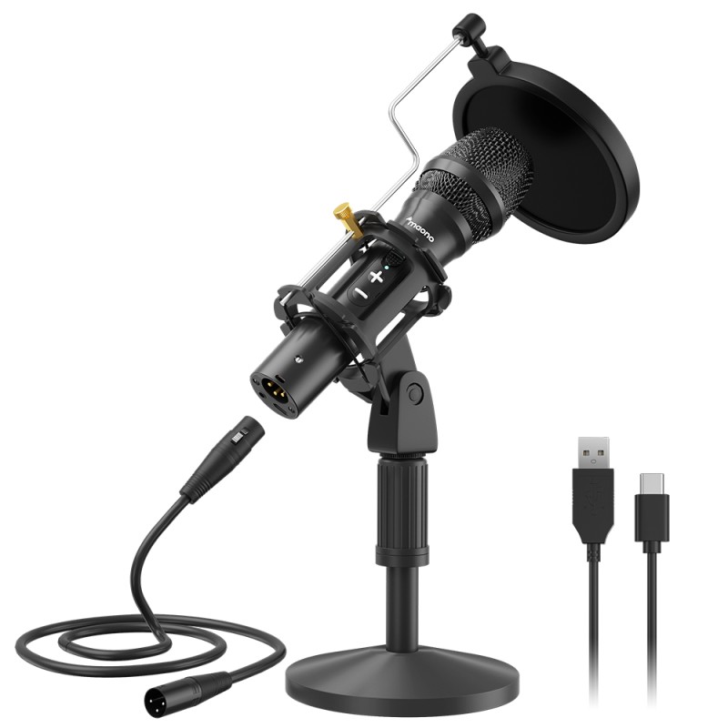 Maono Microphone - HD300T - Dynamic Desktop USB XLR Microphone — Buy in Cyprus with Fast Delivery