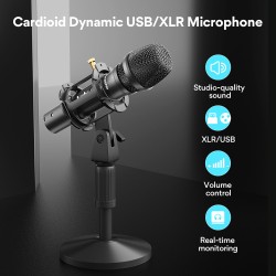 Maono Microphone - HD300T - Dynamic Desktop USB XLR Microphone — Buy in Cyprus with Fast Delivery