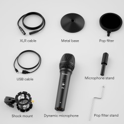 Maono Microphone - HD300T - Dynamic Desktop USB XLR Microphone — Buy in Cyprus with Fast Delivery
