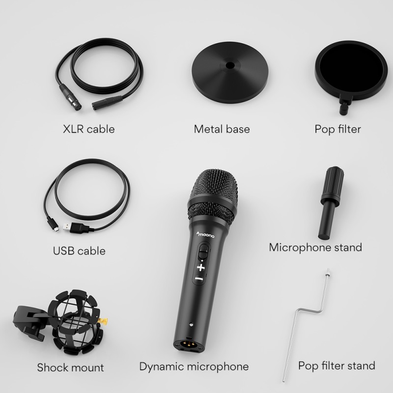 Maono Microphone - HD300T - Dynamic Desktop USB XLR Microphone — Buy in Cyprus with Fast Delivery