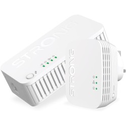 Strong Powerline Kit - POWERWF1000DUOMINIUK - A1000 Mini 1000Mbps Wi-Fi 1200Mbps UK — Buy in Cyprus with Fast Delivery