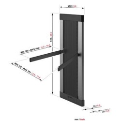 Vogels Column - EFA8835 - Column 64cm + Support — Buy in Cyprus with Fast Delivery