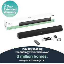 Majority Soundbar - SNOWDON II - 2.1 Soundbar with Built In Subwoofer 120W BT & Optical White (UK)