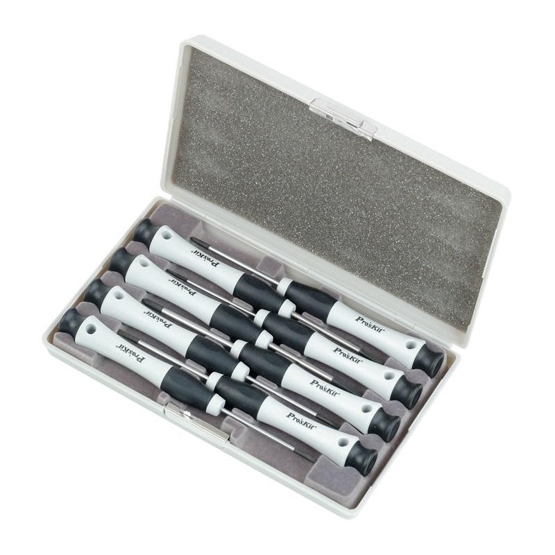 Proskit Screwdrivers Precision Set of 8 pcs - 8PK-SD002N - Precision, Set of 8 pcs — Buy in Cyprus with Fast Delivery