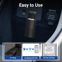 MINIX Car Wired to Wireless CarPlay USB Dongle - CP86 - Wired to Wireless CarPlay USB Dongle