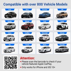 MINIX Car Wired to Wireless CarPlay USB Dongle - CP86 - Wired to Wireless CarPlay USB Dongle