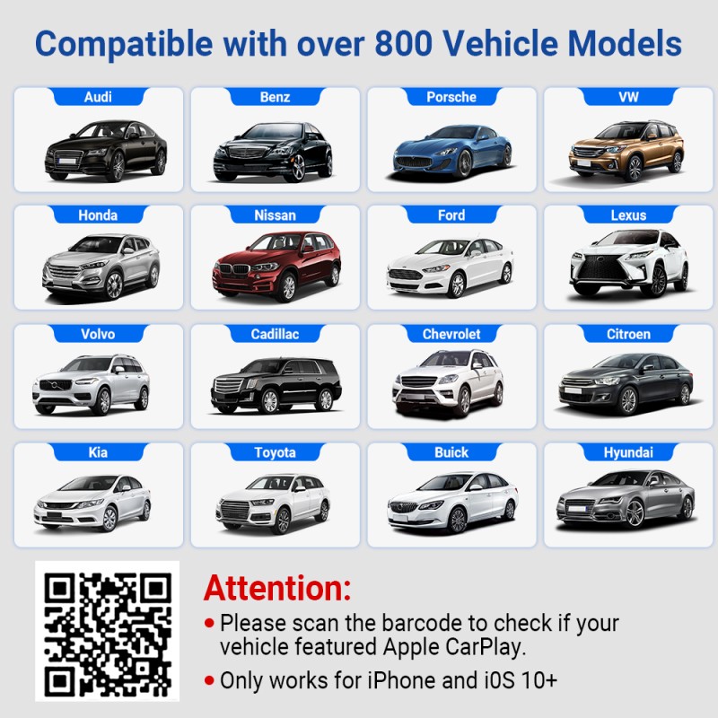 MINIX Car Wired to Wireless CarPlay USB Dongle - CP86 - Wired to Wireless CarPlay USB Dongle