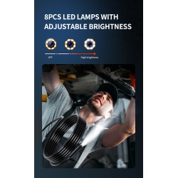 Noyafa Endoscope Camera - NF-615 - 3.5-inch IPS Screen, 1080P Resolution, IP67 Waterproof Lens & 5m Flexible Cable