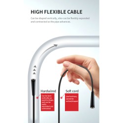 Noyafa Endoscope Camera - NF-615 - 3.5-inch IPS Screen, 1080P Resolution, IP67 Waterproof Lens & 5m Flexible Cable