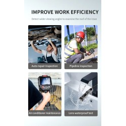 Noyafa Endoscope Camera - NF-615 - 3.5-inch IPS Screen, 1080P Resolution, IP67 Waterproof Lens & 5m Flexible Cable