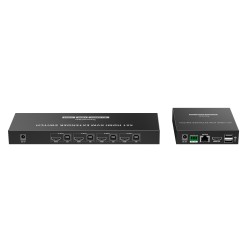 Lenkeng KVM HDMI Extender Switch 4-1 over Ethernet 4K60Hz - LKV441EX - KVM HDMI Extender Switch 4-1 over Ethernet 4K60Hz