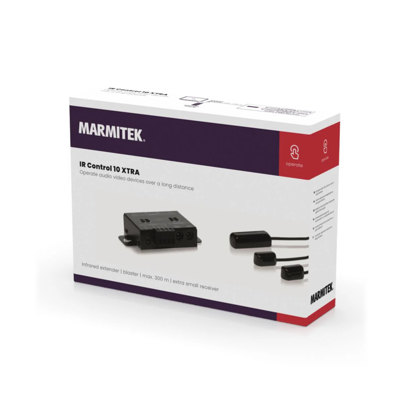 Marmitek IR Extender - 10 XTRA - Multi-Device up to 300m via Ethernet Cable IR Control — Buy in Cyprus with Fast Delivery